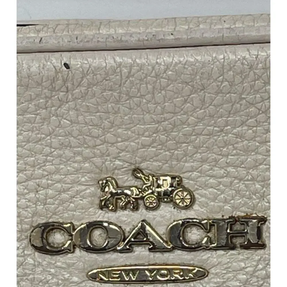 Coach‎ Pebbled Leather Crossbody Bag – Off-White – Adjustable Strap $300